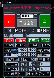 下单面板